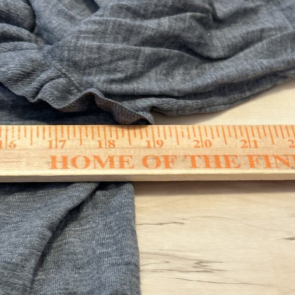 & OTHER STORIES Women M Sweater Frill 100% Merino Wool Long Sleeve Gray - Picture 7 of 8